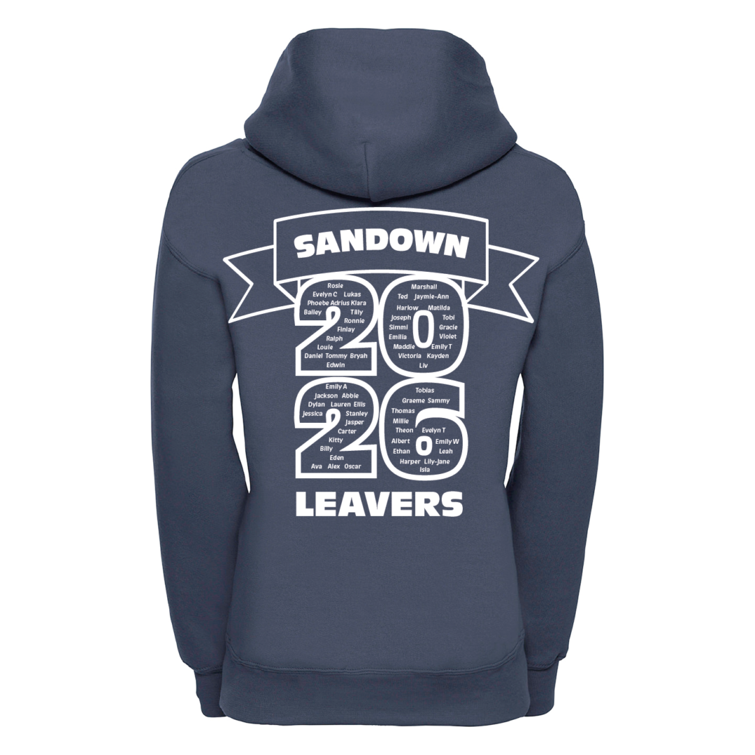 Sandown Leavers Hoody Printers in KEnt
